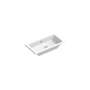 Kube X 80 Inset Basin Gloss White gallery detail image