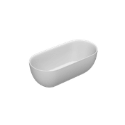 Kurv 1600 Freestanding Bath Matt White gallery detail image