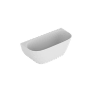 Kurv 1700 Back To Wall Bath Matt White gallery detail image