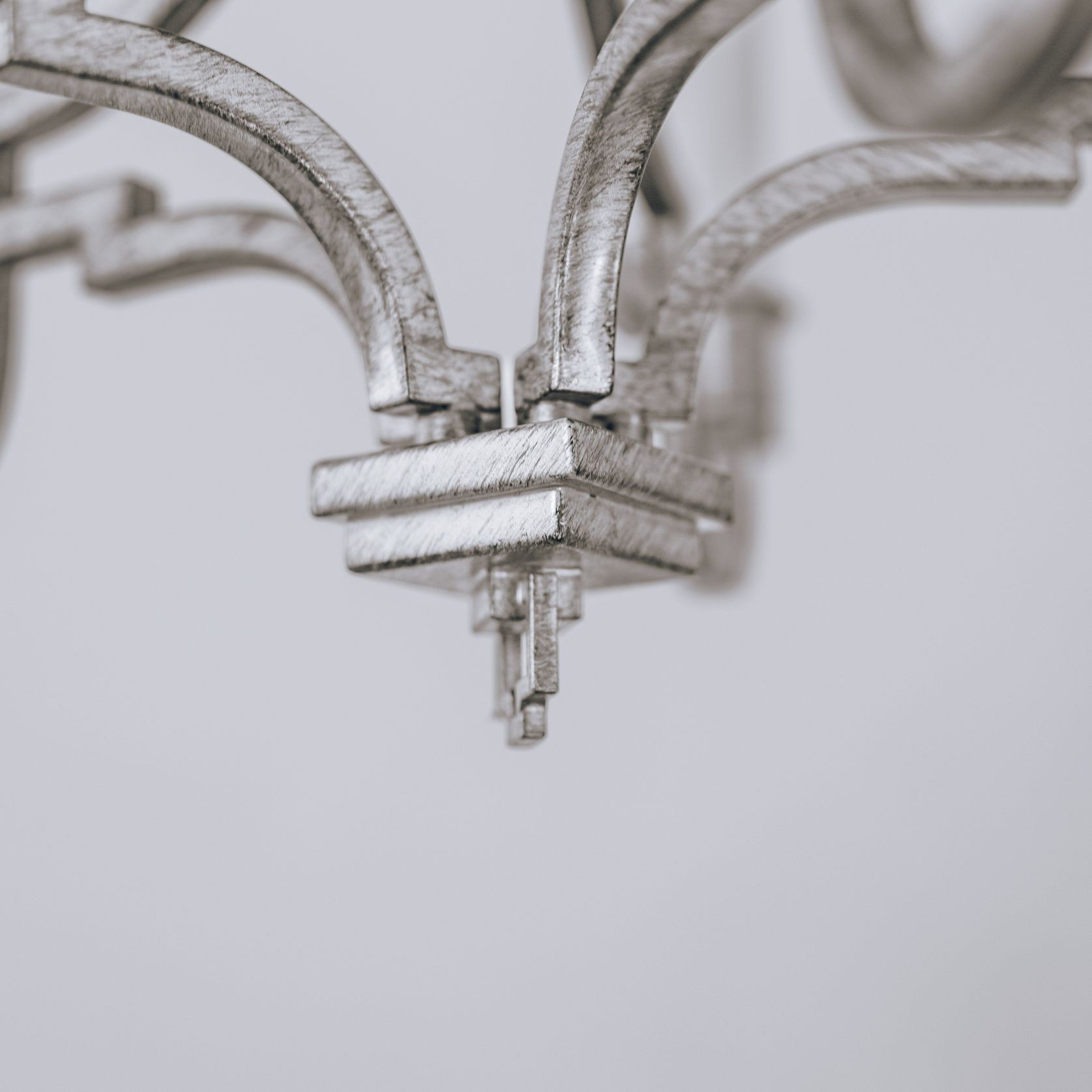 Kalani Modern Chandelier - Brushed Silver gallery detail image