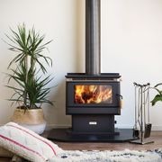 Kalora 500C Freestanding Wood Heater With a 4m Flue Kit gallery detail image