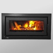 Kemlan Celestial 900 Inbuilt Wood Fireplace W/ Fan gallery detail image