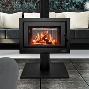 Kemlan Cube See Through Wood Fireplace gallery detail image