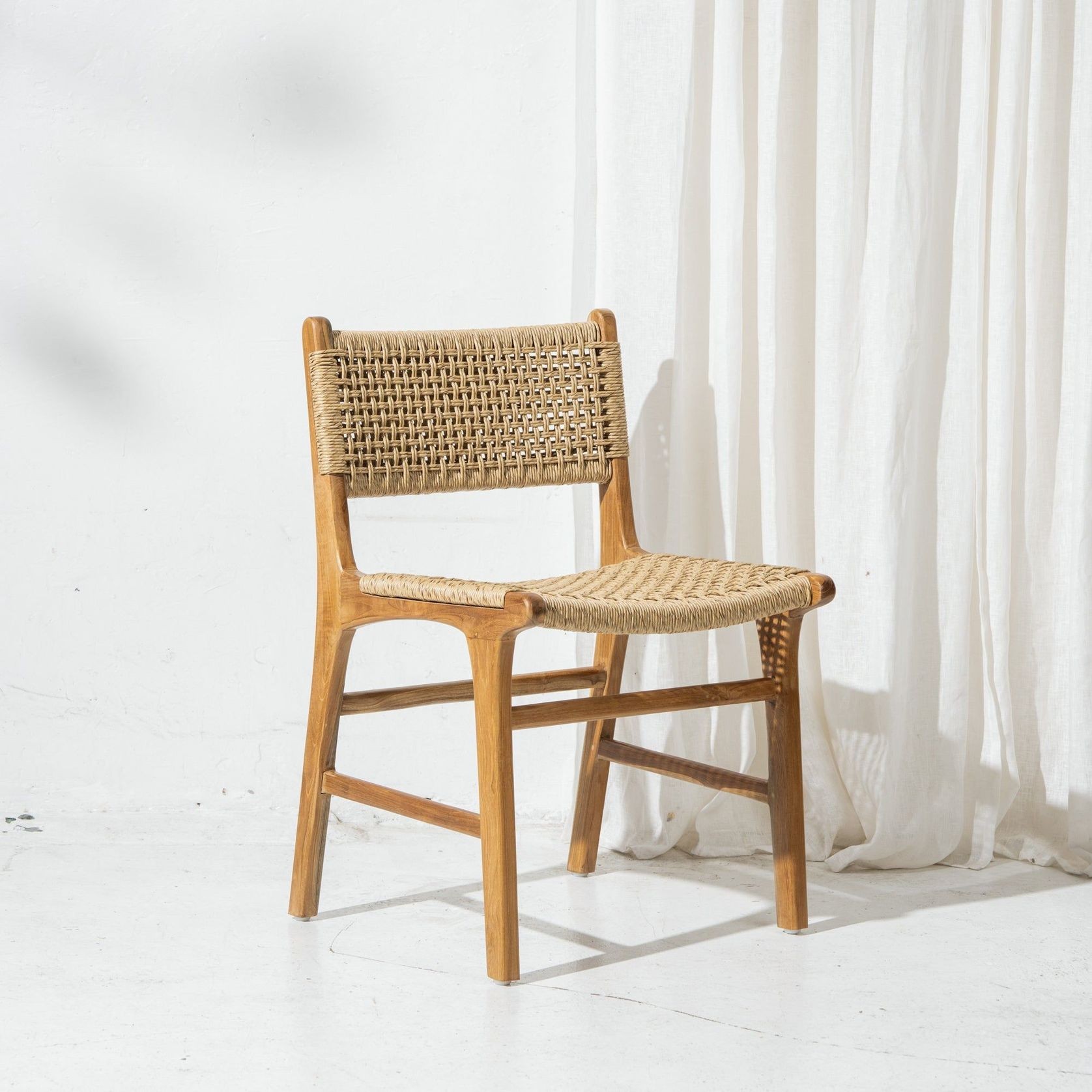 Khairi Woven Dining Chair gallery detail image