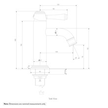 Kingsley Basin Mixer | Matte Black gallery detail image