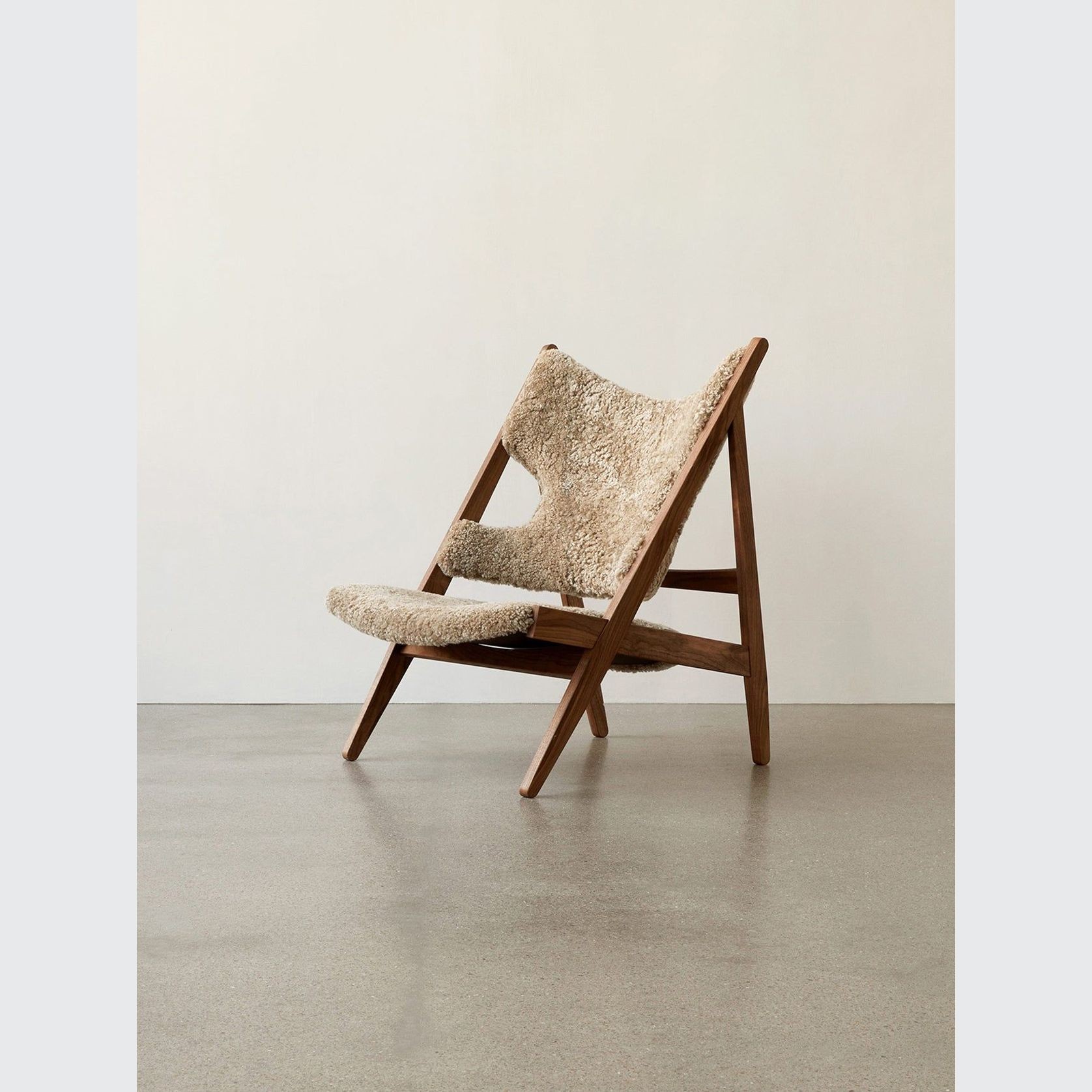 Audo CPH Knitting Lounge Chair, Sheepskin gallery detail image