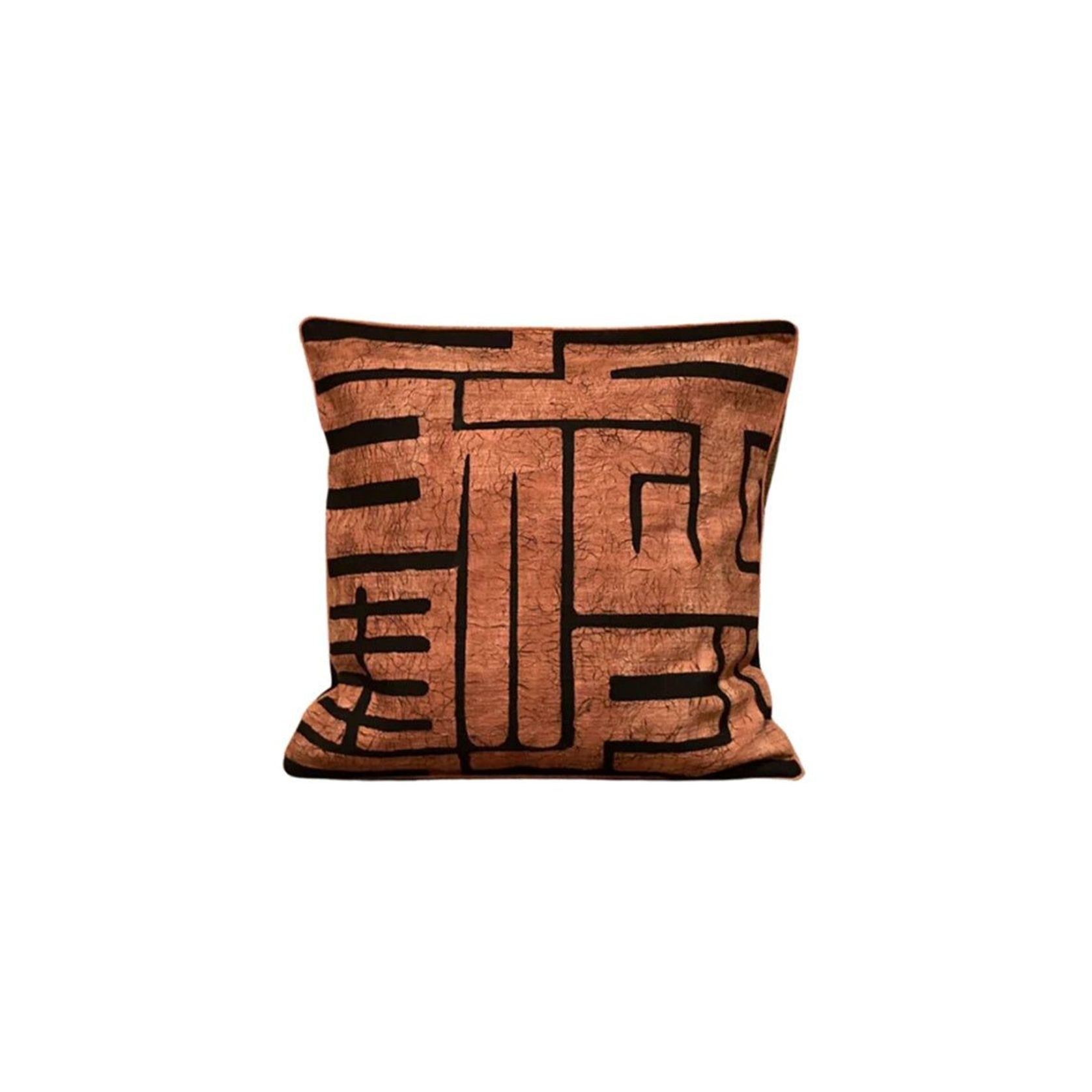 Kuba Red Batik Cushion gallery detail image