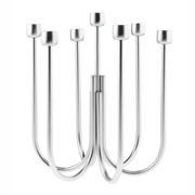 Kyma Candelabra 7 lights Hi-tech stainless gallery detail image