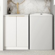 Otti Noosa Matte White 650mm Base Laundry Cabinet gallery detail image