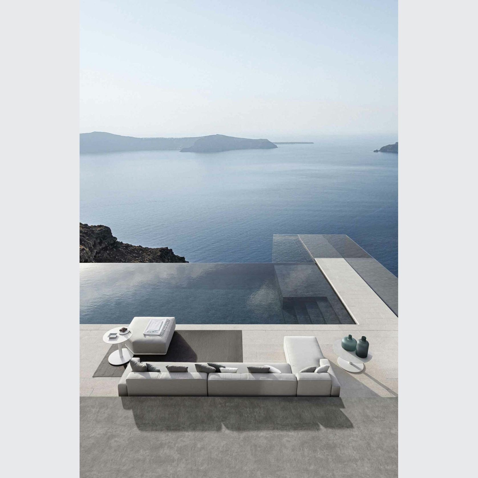 Laguna Module 12 Outdoor Ottoman by Atmosphera gallery detail image