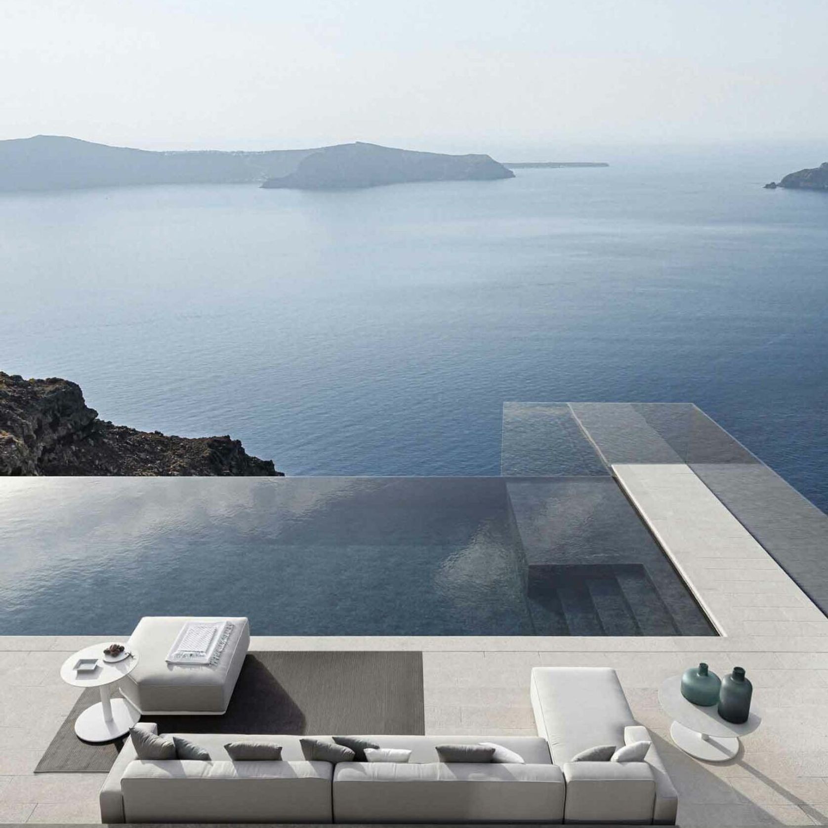 Laguna Module 12 Outdoor Ottoman by Atmosphera gallery detail image