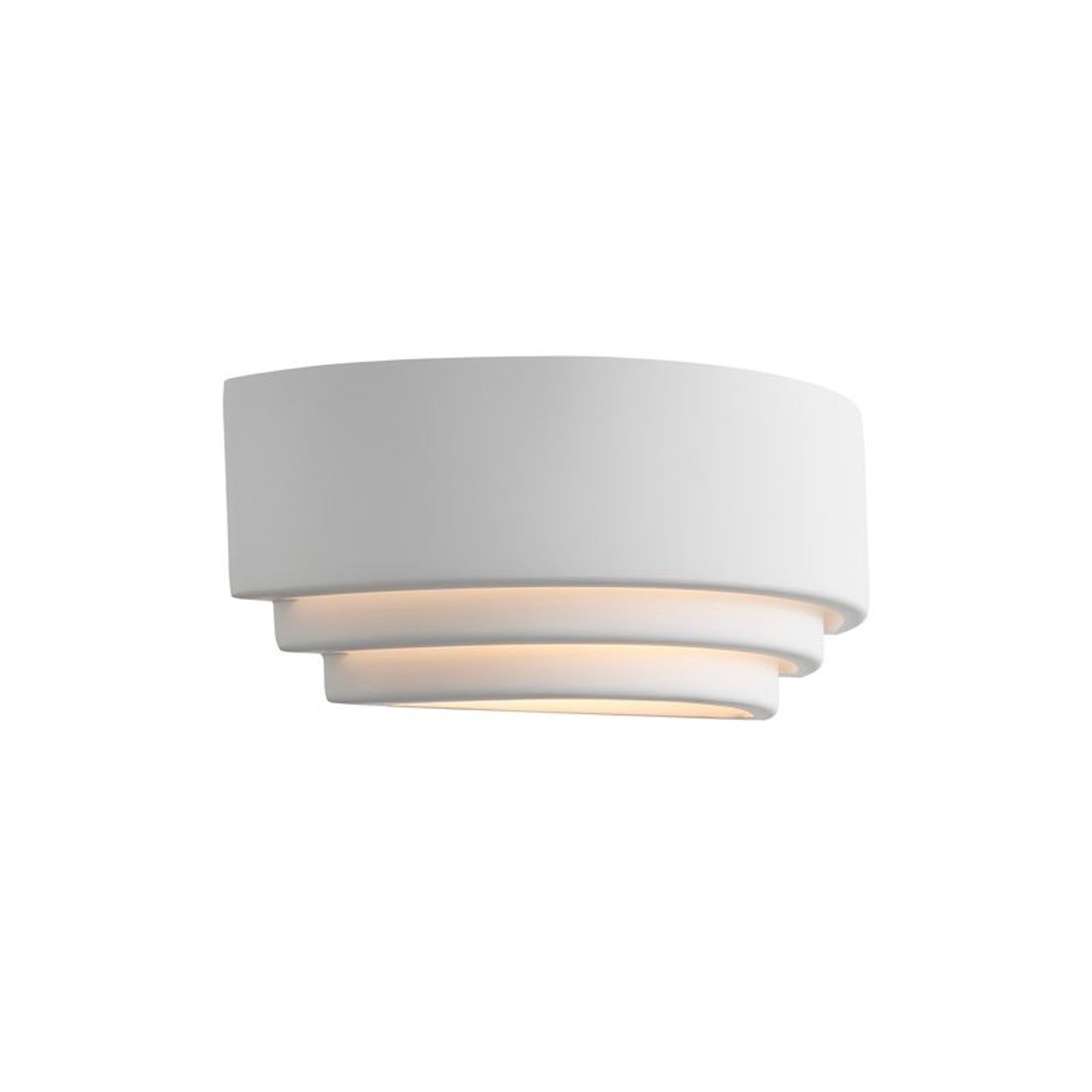 Lancio Oblong Wall Light White gallery detail image