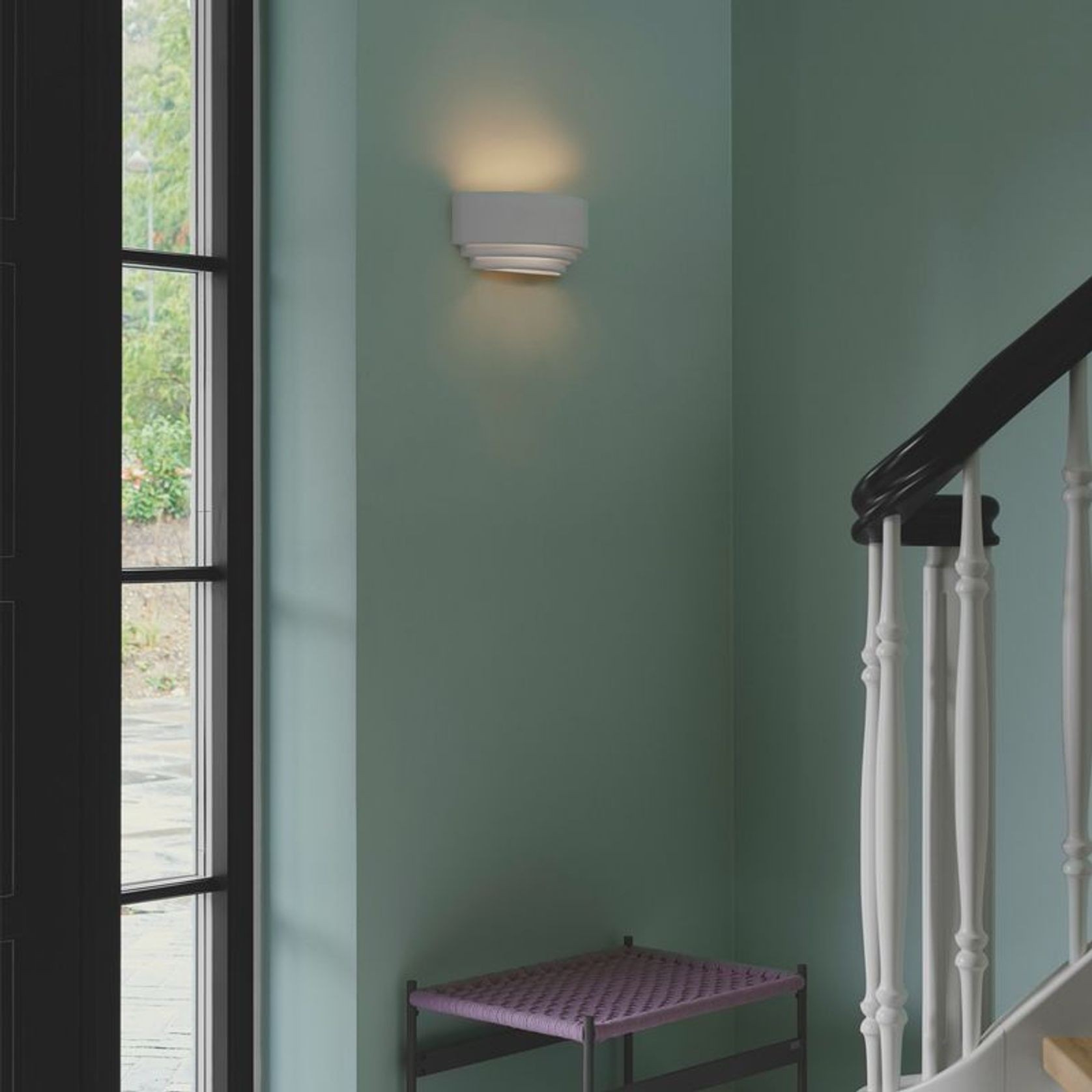 Lancio Oblong Wall Light White gallery detail image