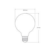 LED Filament Bulb G125 gallery detail image