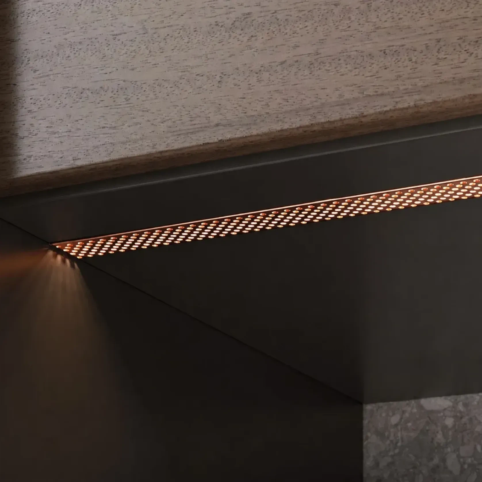 Micro-Perforated Aluminium LED Channel R1 Wind System gallery detail image
