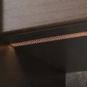 Micro-Perforated Aluminium LED Channel R1 Wind System gallery detail image