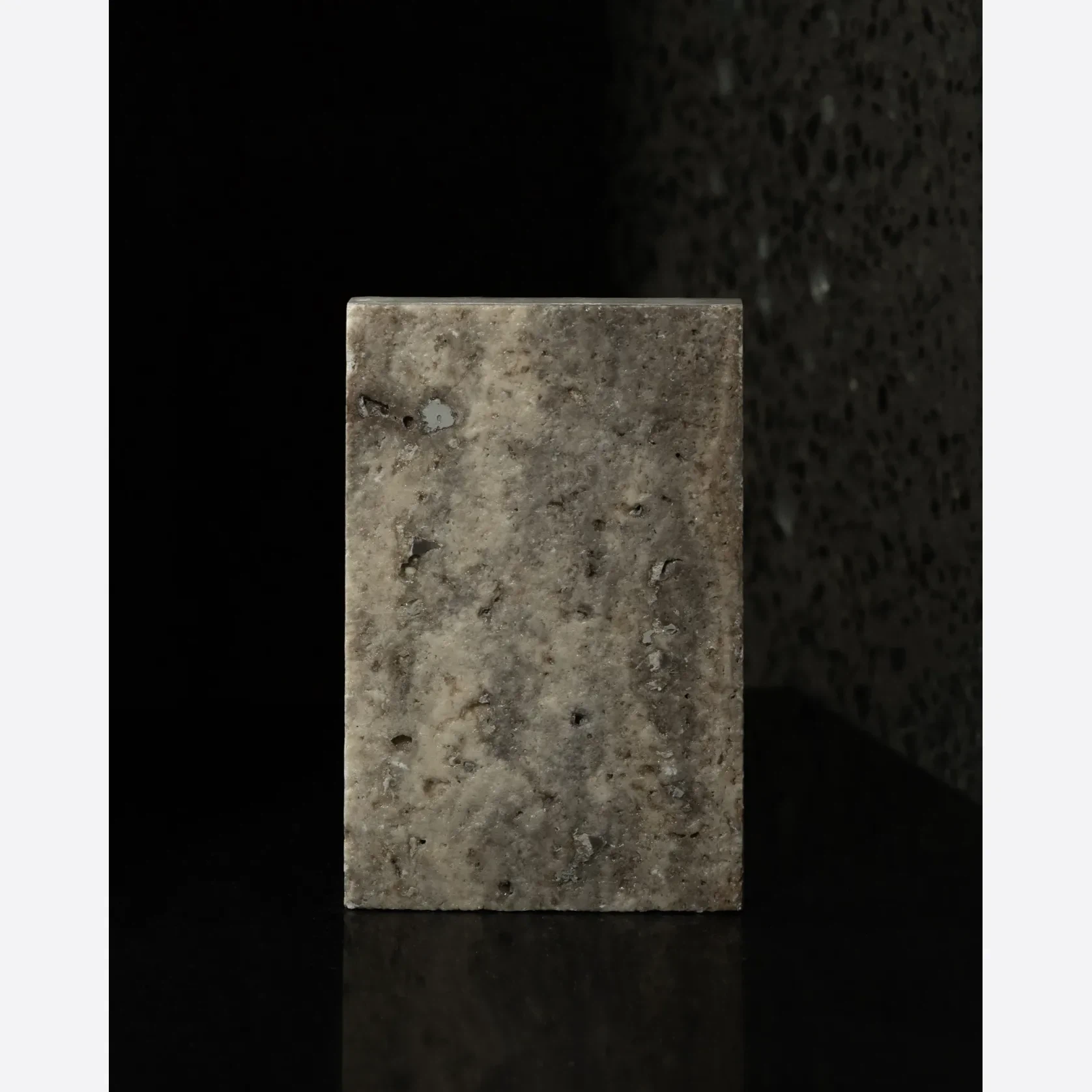 Light Silver Brown Leathered Travertine Porcelia gallery detail image