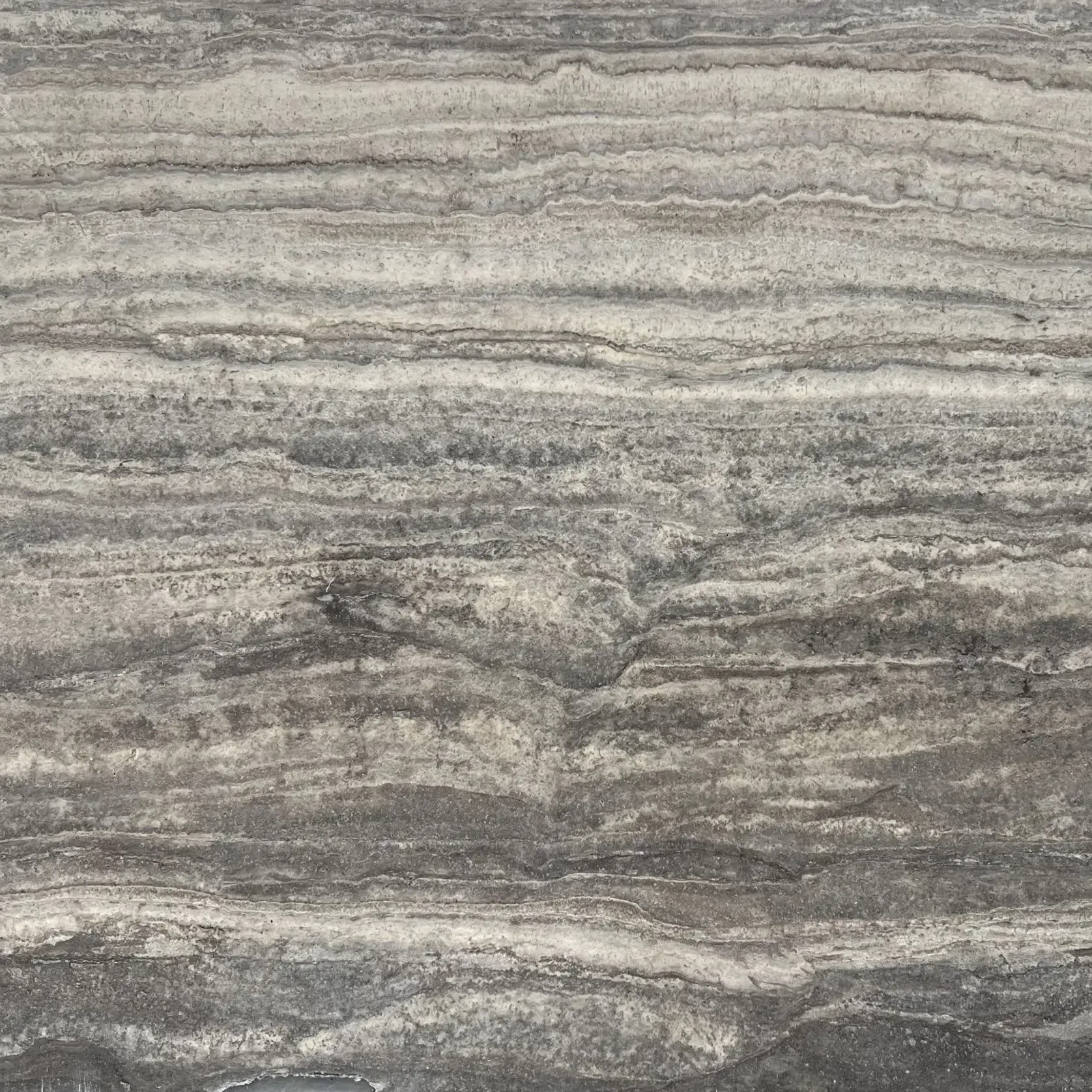 Light Silver Vein Cut Travertine Benchtop gallery detail image
