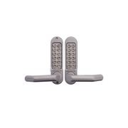 Borg Digital Door Lock Lever Satin Chrome BL5051SC gallery detail image