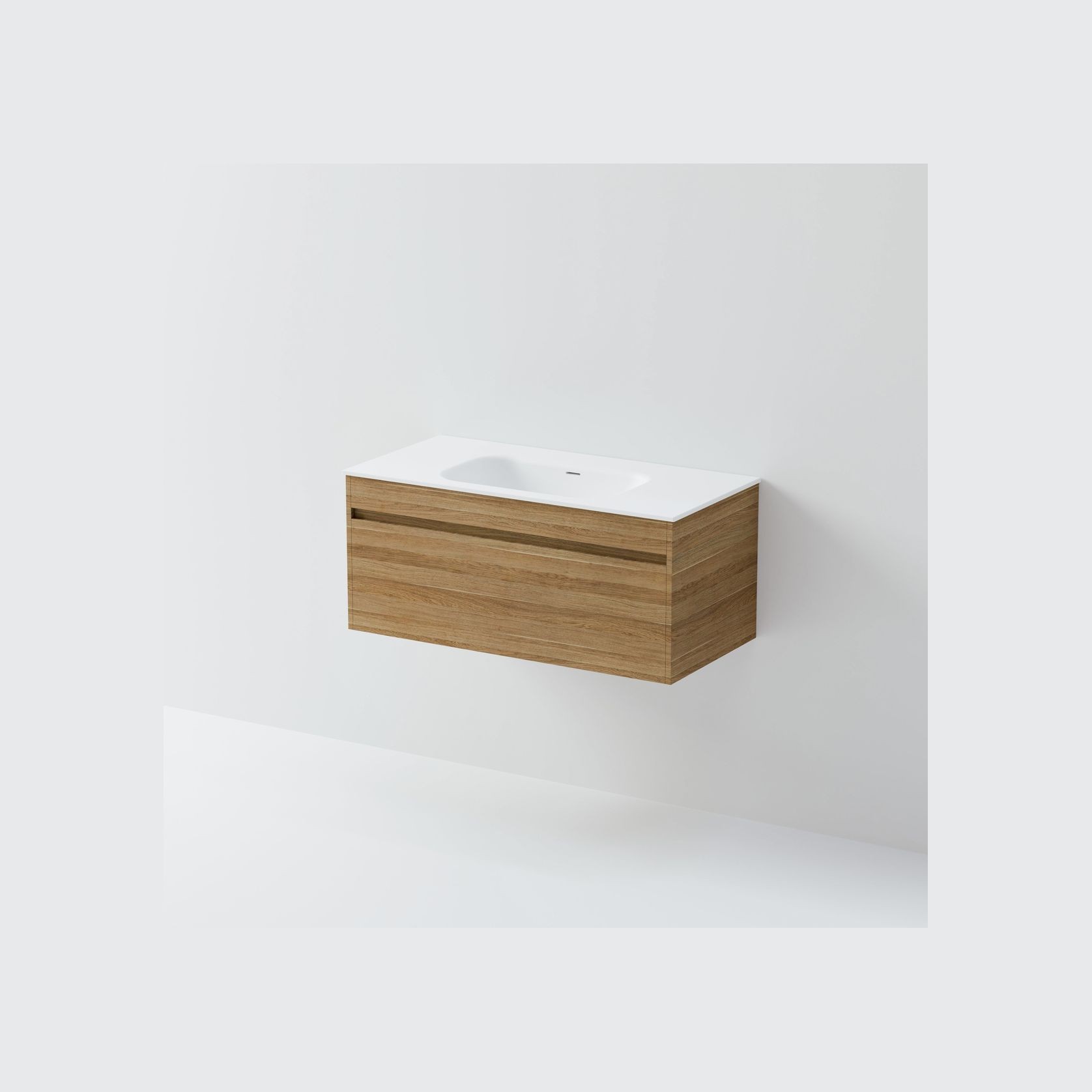 Luxe 1000 Wall Hung Vanity | Single Drawer gallery detail image