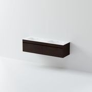 Code Luxe 1600 Wall Hung Double Basin Vanity | 2 Drawer gallery detail image