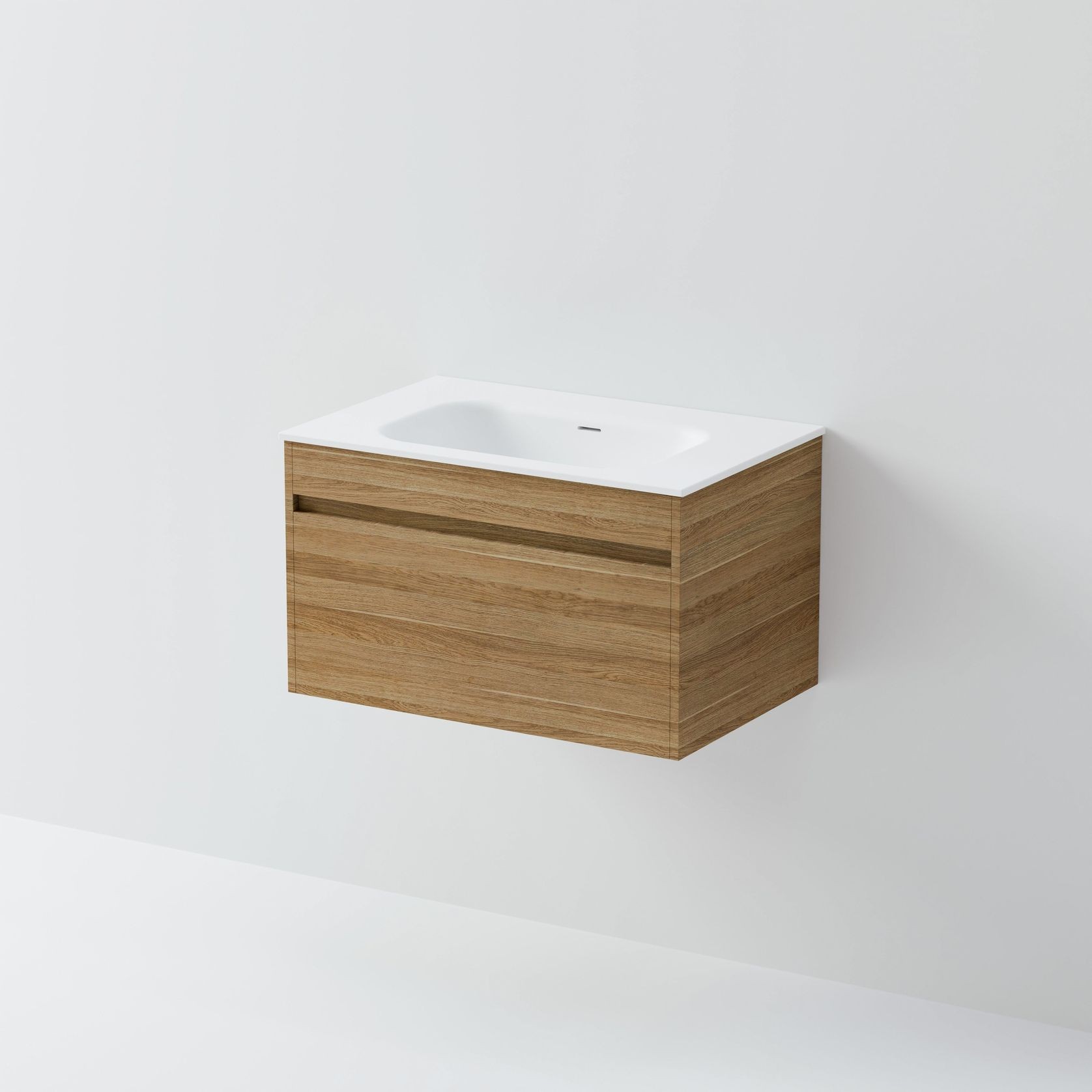 Code Luxe 750 Wall Hung Vanity | Single Drawer gallery detail image