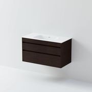 Code Luxe 1000 Wall Hung Vanity | 2 Drawer gallery detail image