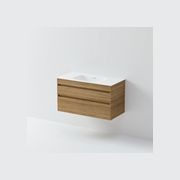 Code Luxe 1000 Wall Hung Vanity | 2 Drawer gallery detail image