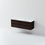 Luxe 1600 Wall Hung Double Basin Vanity | 4 Drawer gallery detail image