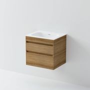 Code Luxe 600 Wall Hung Vanity | 2 Drawer gallery detail image