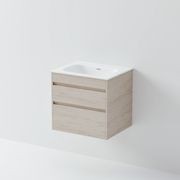 Code Luxe 600 Wall Hung Vanity | 2 Drawer gallery detail image