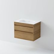 CODE Luxe 750 Wall Hung Vanity | Double Drawer gallery detail image