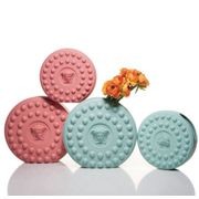 La Medusa Studded Vase Pink 21cm gallery detail image