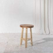 Lale Rustic Milking Stool - 46cm gallery detail image