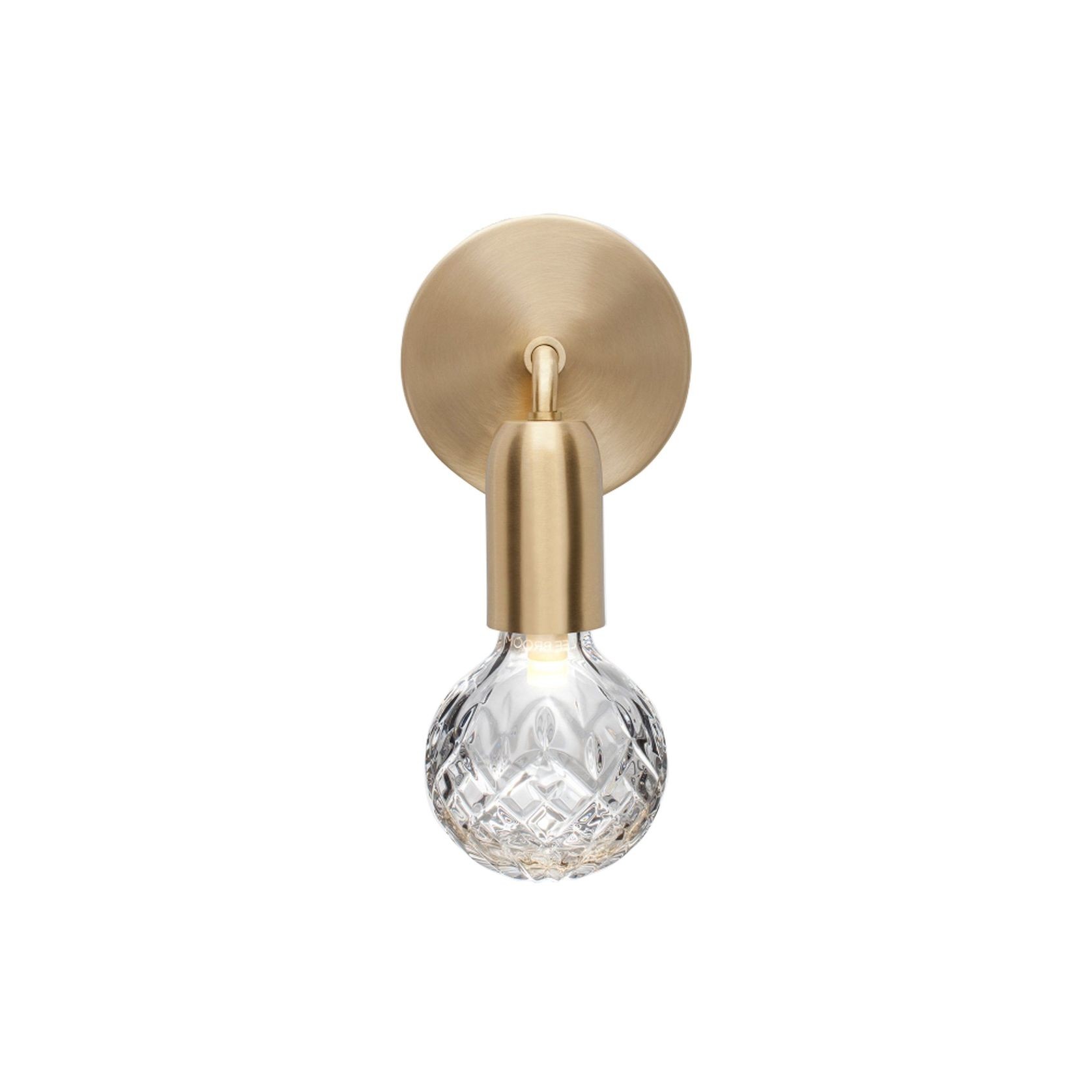 Clear Crystal Bulb wall light gallery detail image
