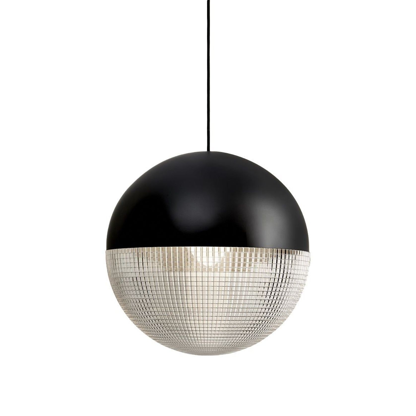 Lens Flair Pendant Light - Matte Black gallery detail image