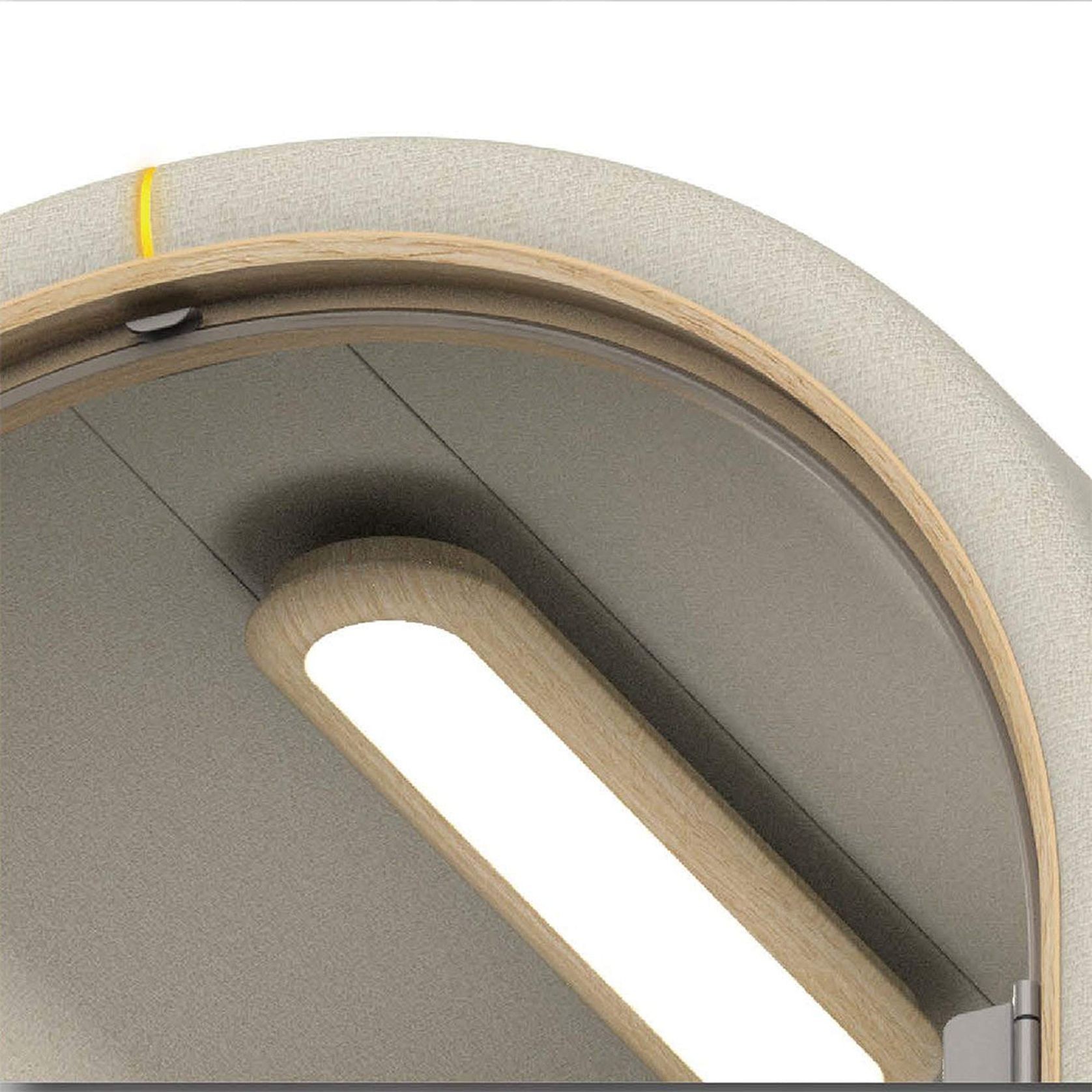 DUKE Single Seater Acoustic Office Silent Booth Pod - Silver gallery detail image