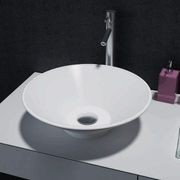 Pietra Bianca Lily Stone Basin gallery detail image