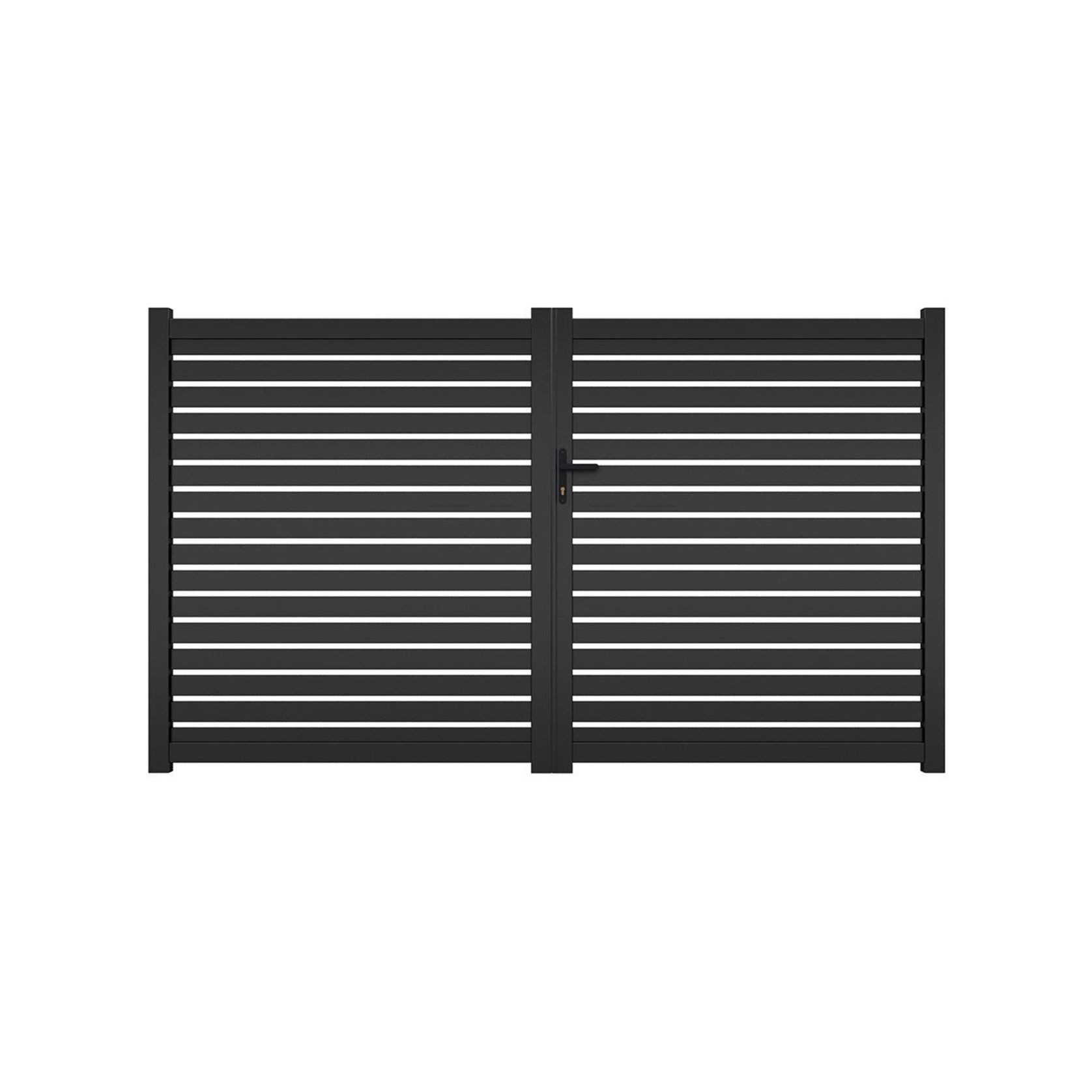 Lincoln Aluminium Privacy Slat Gate gallery detail image