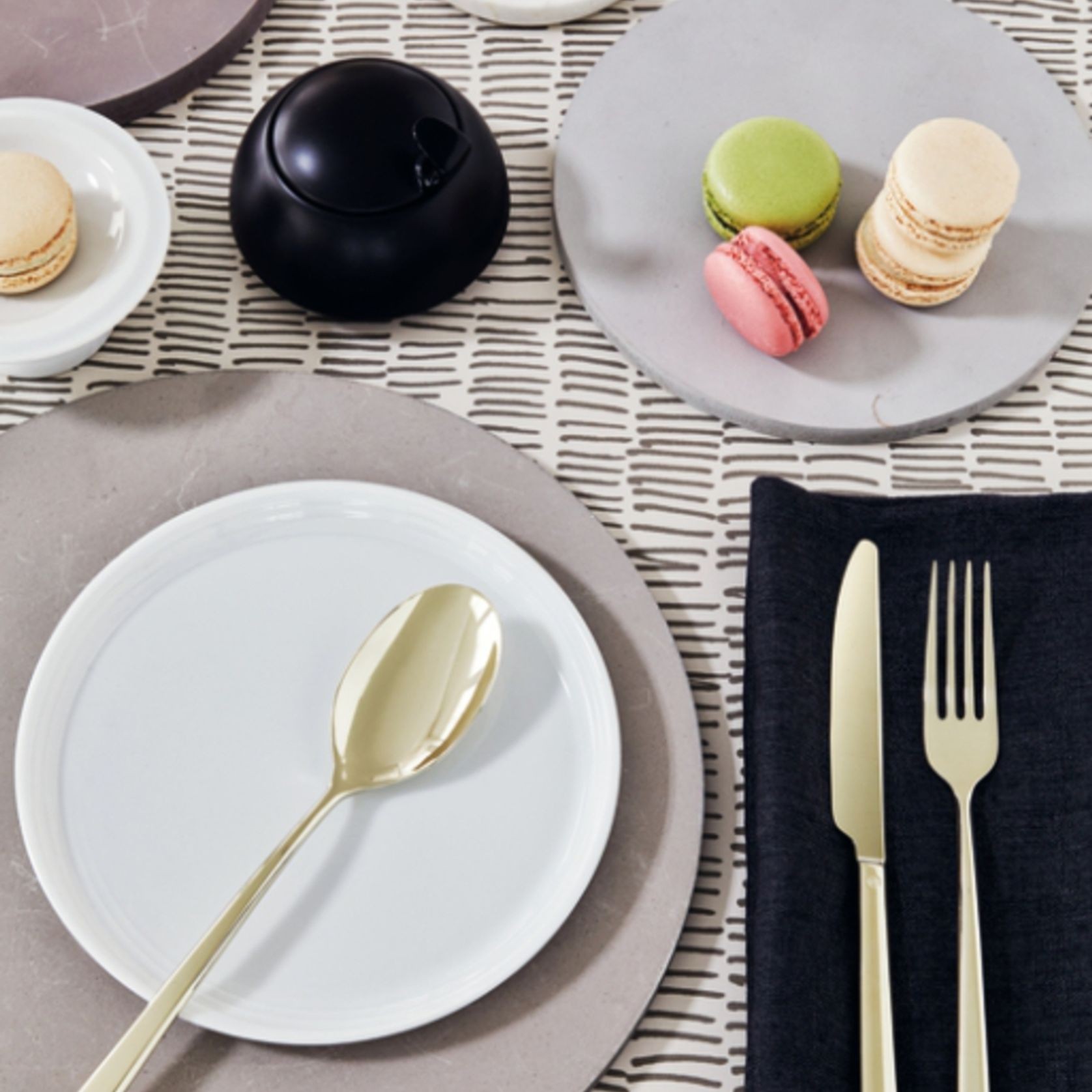 Linear PVD Champagne 24 Piece Set gallery detail image