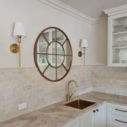 Brass Wall Light II with White Shade gallery detail image