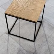 Log side table gallery detail image