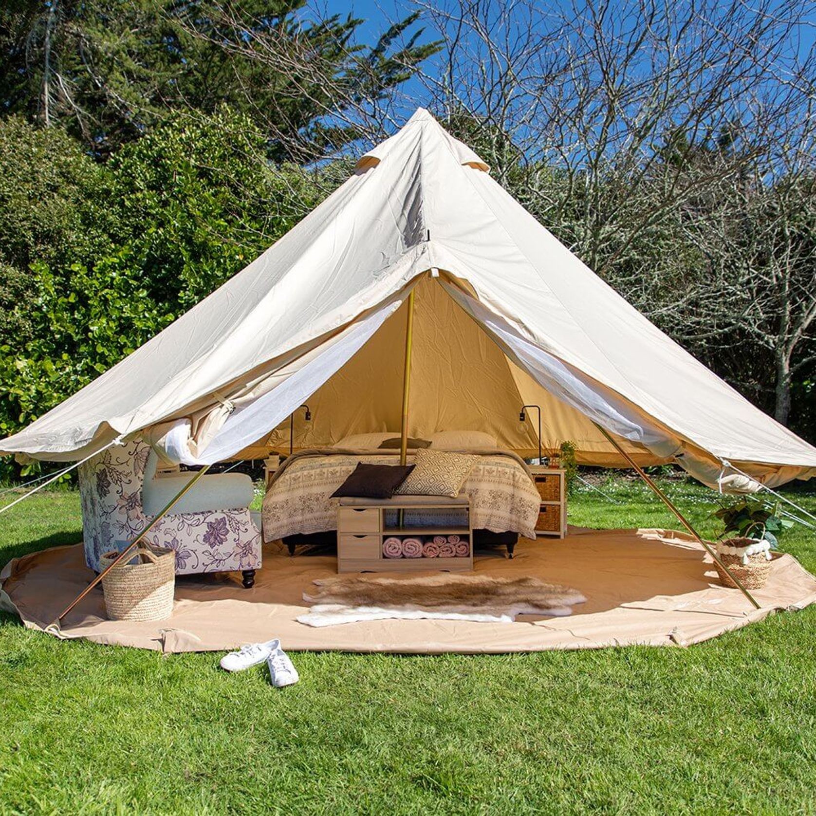 Living Culture 3m Glamping Bell Tent gallery detail image