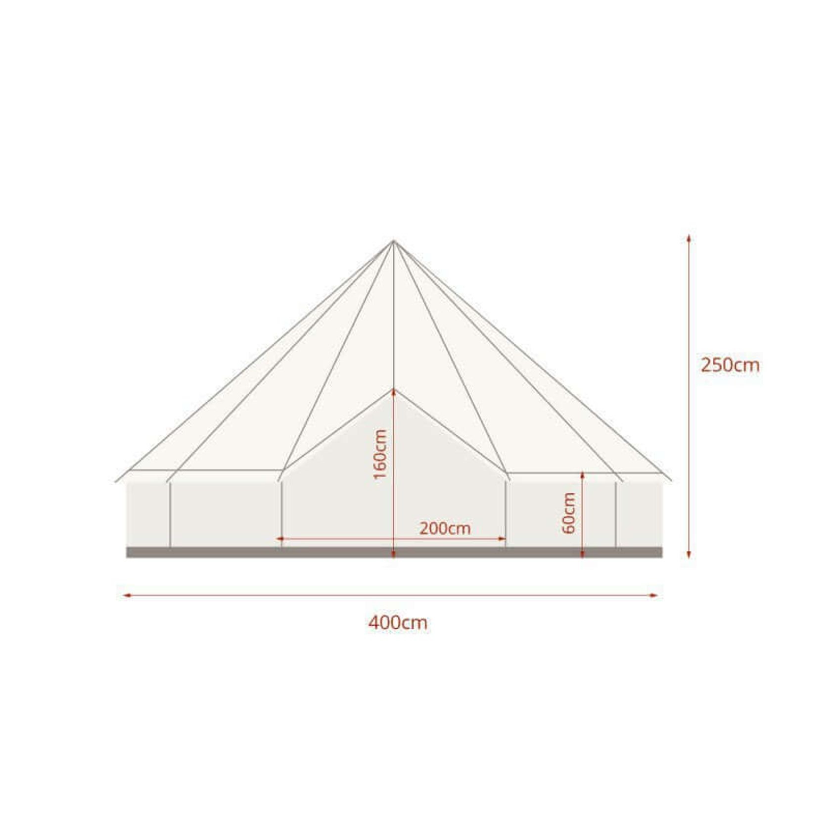 Living Culture 4m Glamping Bell Tent gallery detail image