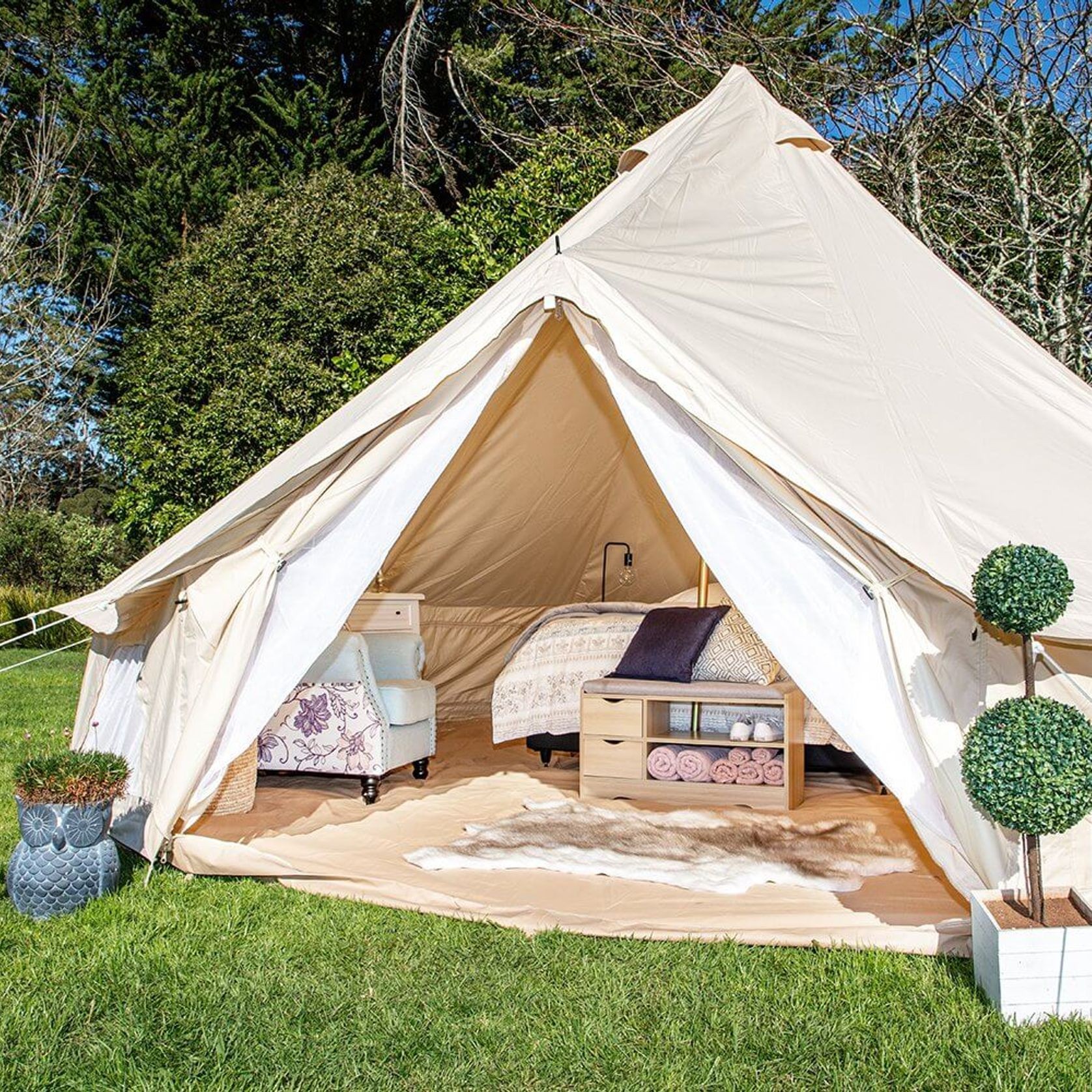 Living Culture 7m Glamping Bell Tent gallery detail image