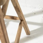 Louella Recycled Teak Barstool gallery detail image