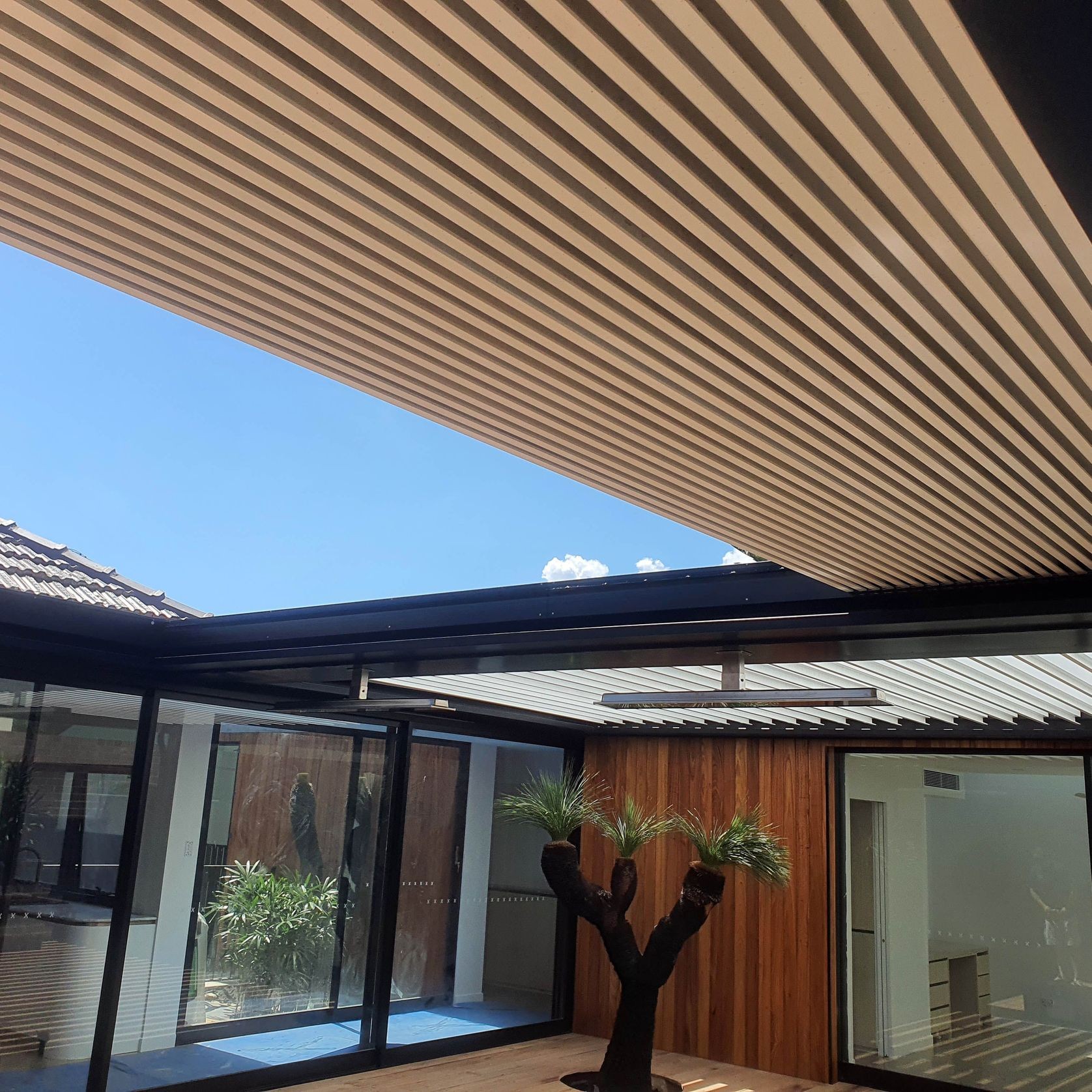 220/35 Slimline Roof Louvre for Opening & Retract Roofs gallery detail image