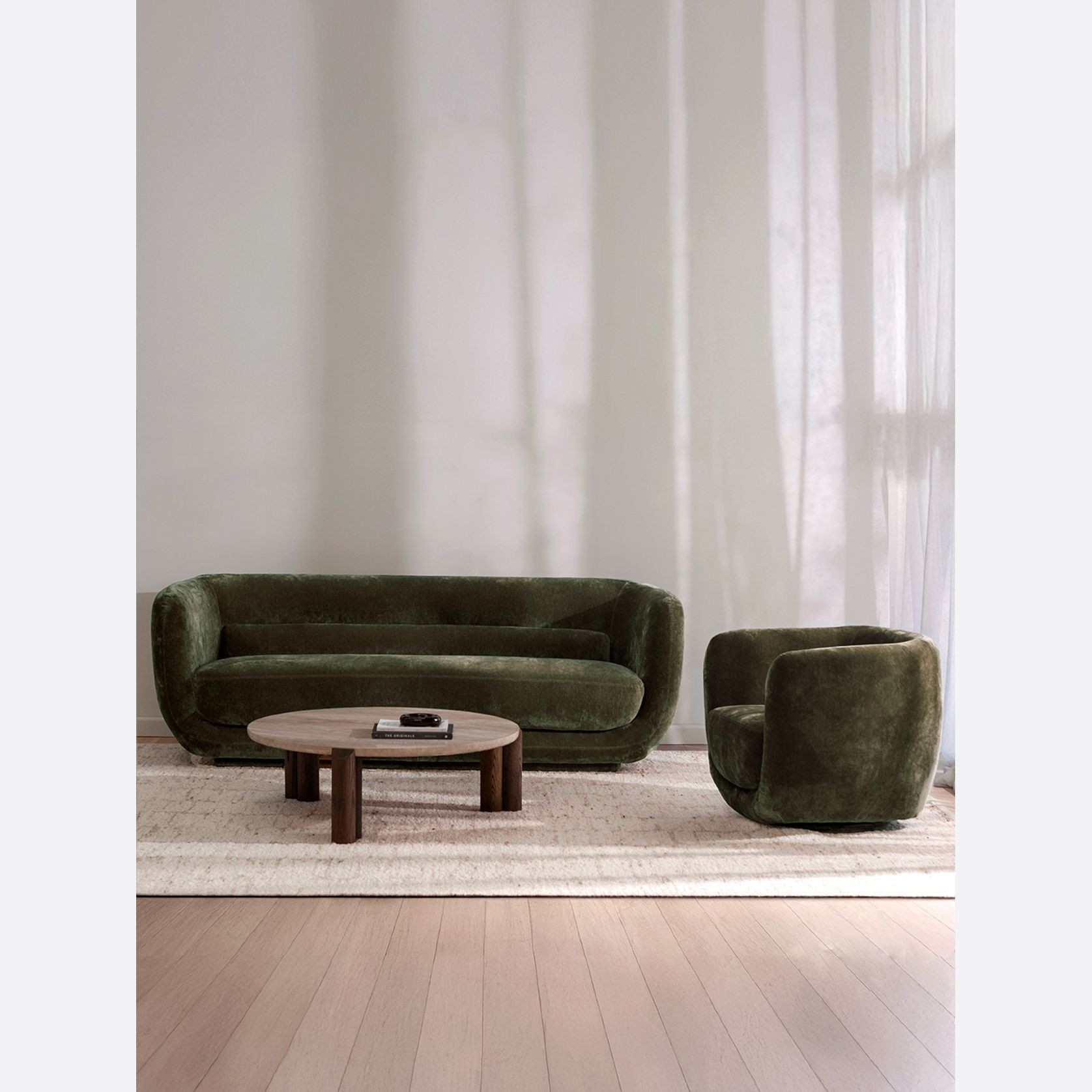 Luca Swivel Chair | Khaki gallery detail image