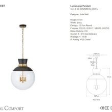 Visual Comfort Julie Neill Lucia Large Pendant gallery detail image