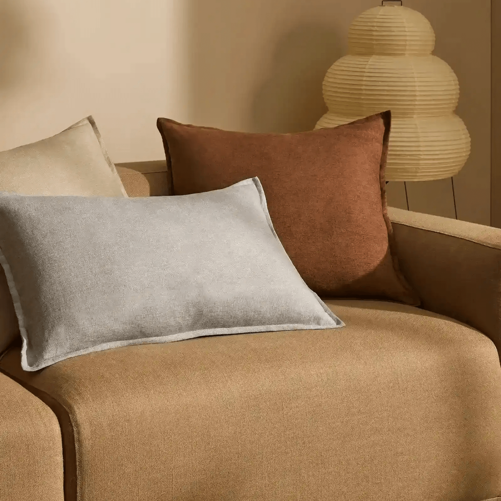 Weave Home Fiore Cushion - Breeze | Square and Lumbar gallery detail image